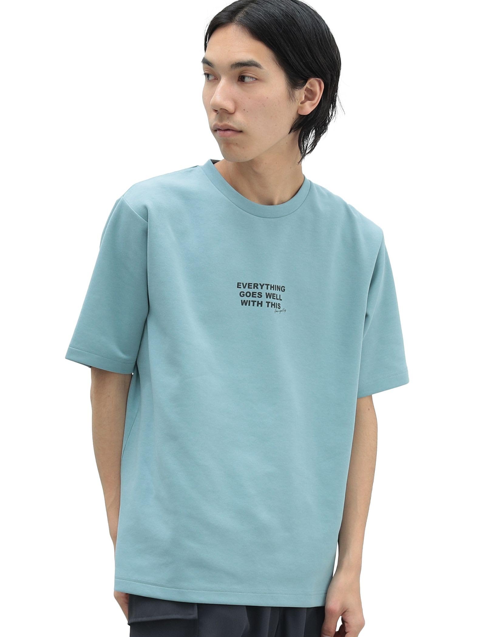 

Футболка з картонним логотипом XL [Beams Heart] S/S чоловіча, колір SMOKE_BLUE