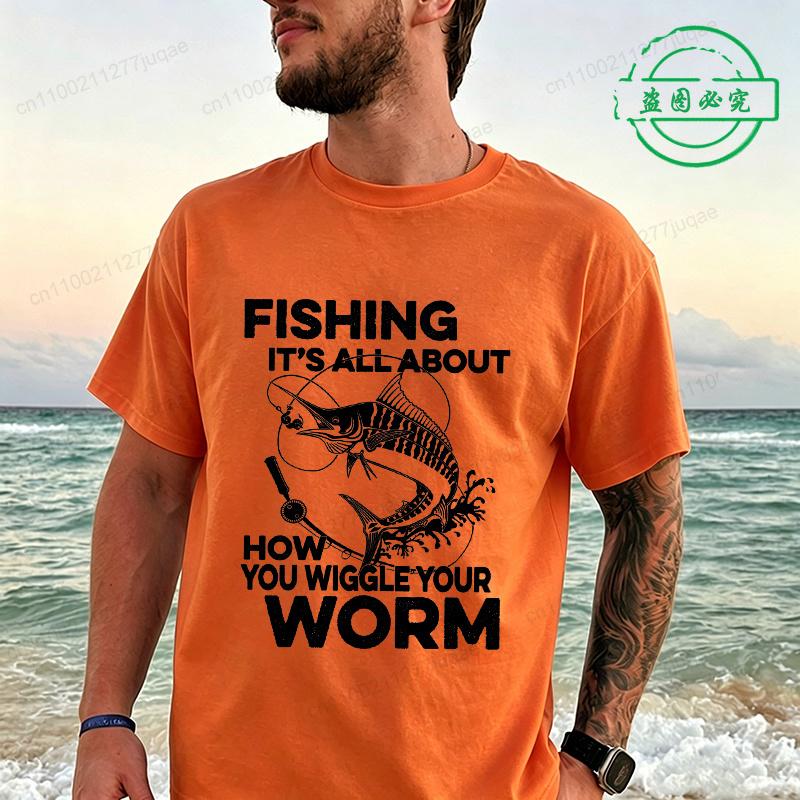 Tshirt For Unisexs Fishing Graphic Y2k Tops Fisherunisex Fshion Casual T Shirts Short Sleeved Tees Summer Oversized Clothing Gifts