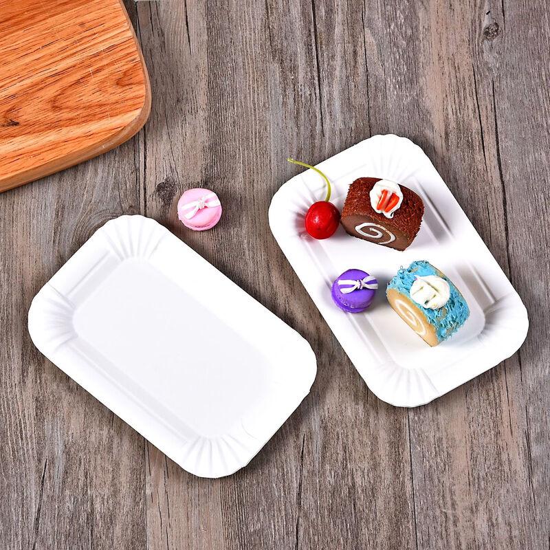Disposable Rectangular Paper Plates