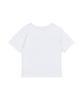 ROIDESROIS Ribbon Print Crop Short Sleeve T-Shirt (White)