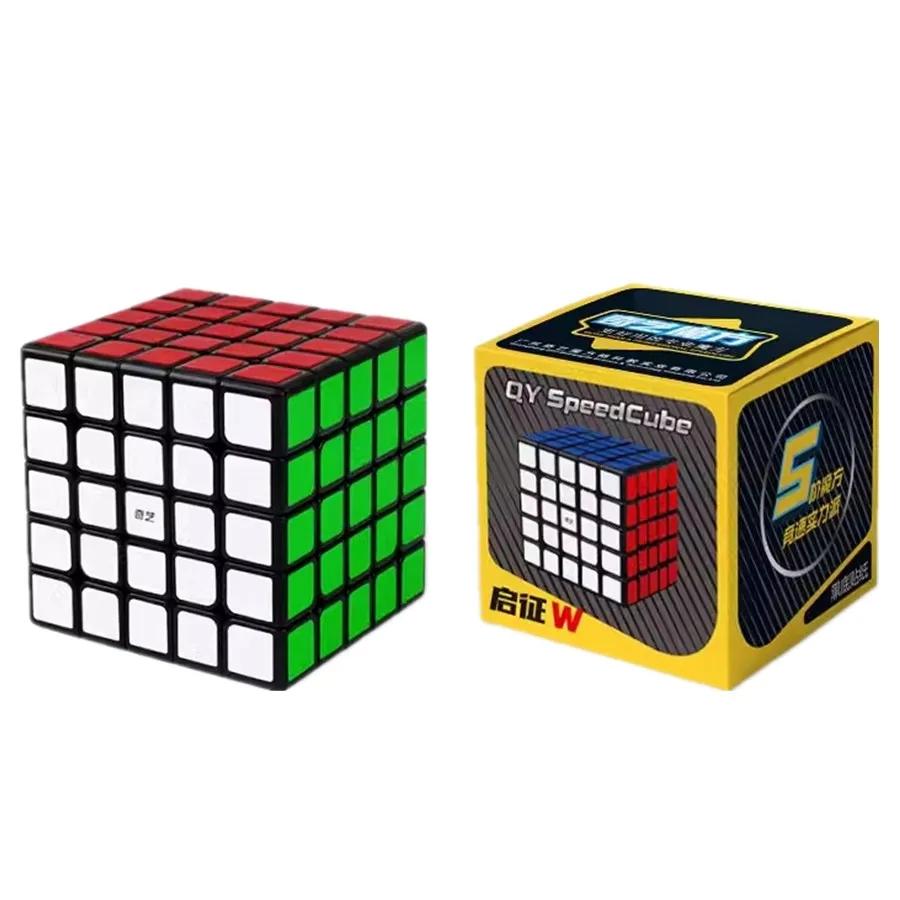 

Qiyi Qizheng W 5x5 Black Sticker Version 5x5 Magic Cube 5Layers Speed Cube Professional Cubo Magico Puzzle Toy For Children Kids чёрный