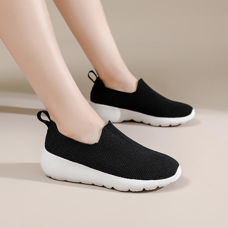 Men's Air Mesh Slip-On Sneaker Lightweight Casual Outdoor Walking Shoes Shock Absorption Custom Winter Spring Autumn