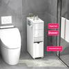 Space Saving Bathroom StorageCabinet with Adjustable Shelves,Waterproof NarrowTower Organizer forOver-Toilet Multifunctional Use