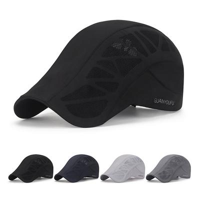 Adjustable Mesh Patchwork Baseball Cap Spring Summer Quick-drying Cycling Sunhat Sports Breathable Cap Hip Hop Hat