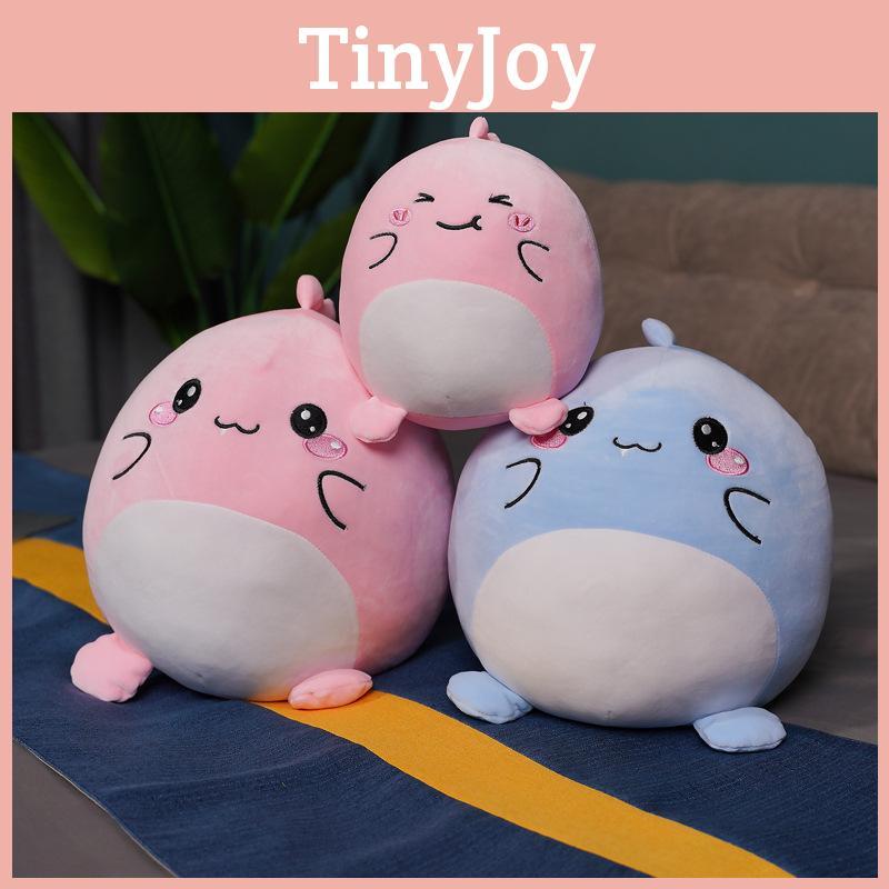 Squishmallow Dinosaur Plush Toy Super Soft Short Plush Blue/pink 20cm/7.87in