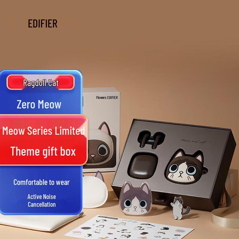 

EDIFIER Zero Meow Series True Wireless Earbuds (Ragdoll Cat)