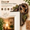 Modern Door Corner Pendant Wooden Animal Door Sign Gate Top Decoration Owl Door Frame  Gift