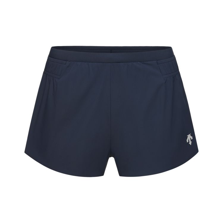 Descente Womens Running Series Letter Logo Professional Running Sports Leisure Shorts Women shorts Black D4232RHR05