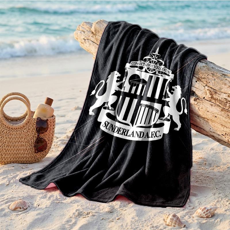 Asciugamano da Spiaggia Tema Sunderland Morbido Asciugatura Rapida?Asciugamano Asciutto Per Vacanze Estive Al Mare Nuoto