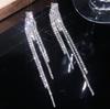High-end Luxury Shiny Crystal Earrings