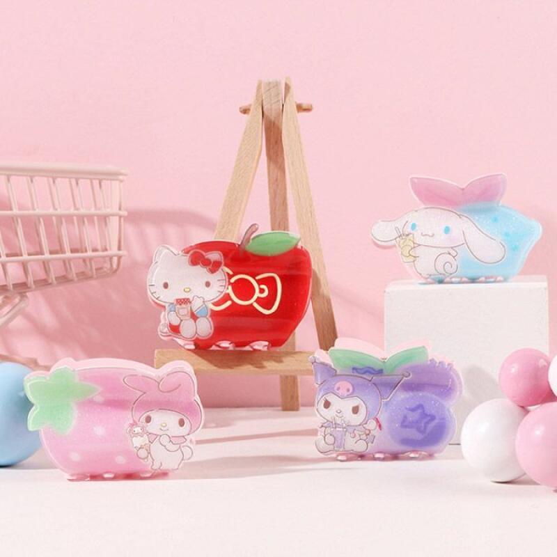 [Sanrio] 3D Заколка для волос Sanrio Characters Фрукты Kuromi