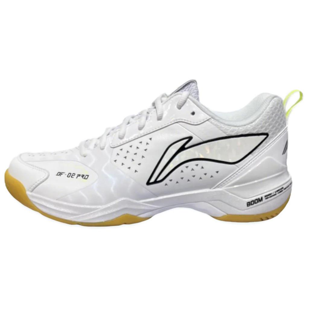 Li Ning Blade II Pro Sports Comfortable Shock Absorption Wear-Resistant Low-Top Badminton Shoes Unisex Sneaker White AYZV001-1