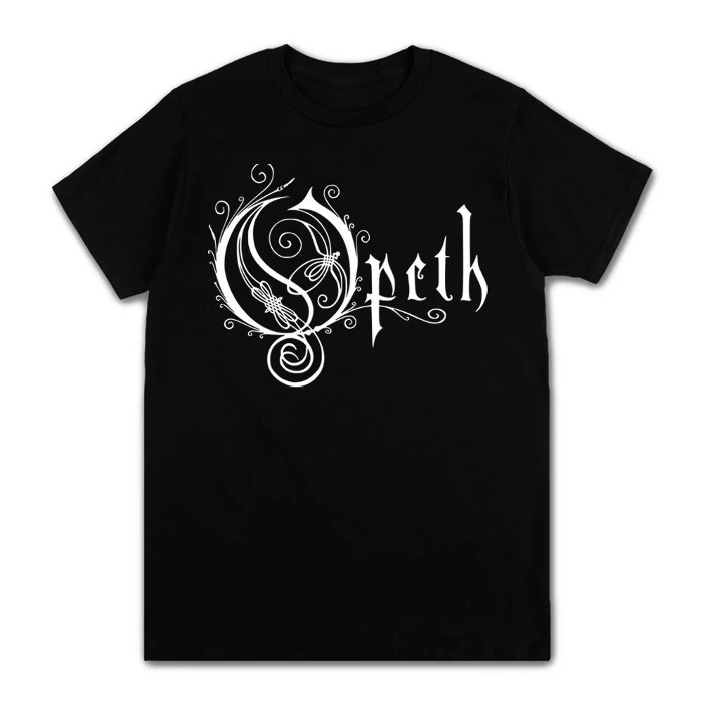 Vintage tričko s potiskem progresivní deathmetalové kapely pro muže ženy móda kapela Opeth trička s krátkým rukávem 100% bavlna streetwear