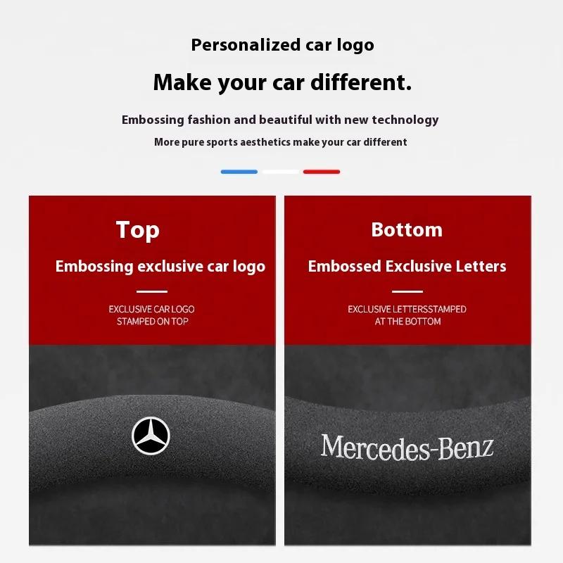 Car Sticker Hot 2026 New For Benz Car Steering Wheel Cover For Mercedes Benz A B C E S V Class GLB GLC GLE Sprinter Pilot SLK SL