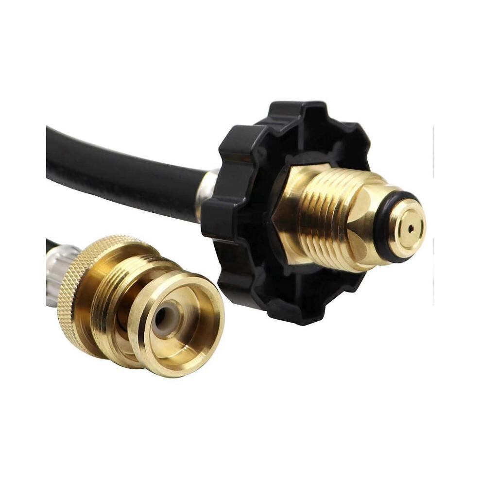 2 Pack 6FT Propane Adapter Hose 1Lb To 20Lb,POL Male Connection Hose for Buddy Heater, Stove, Porta