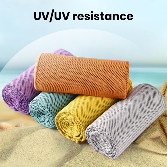 Toalla de enfriamiento instantáneo Extra suave, secado rápido, absorción del sudor, transpirable, para correr, Yoga, entrenamiento, toalla fría, suministros deportivos