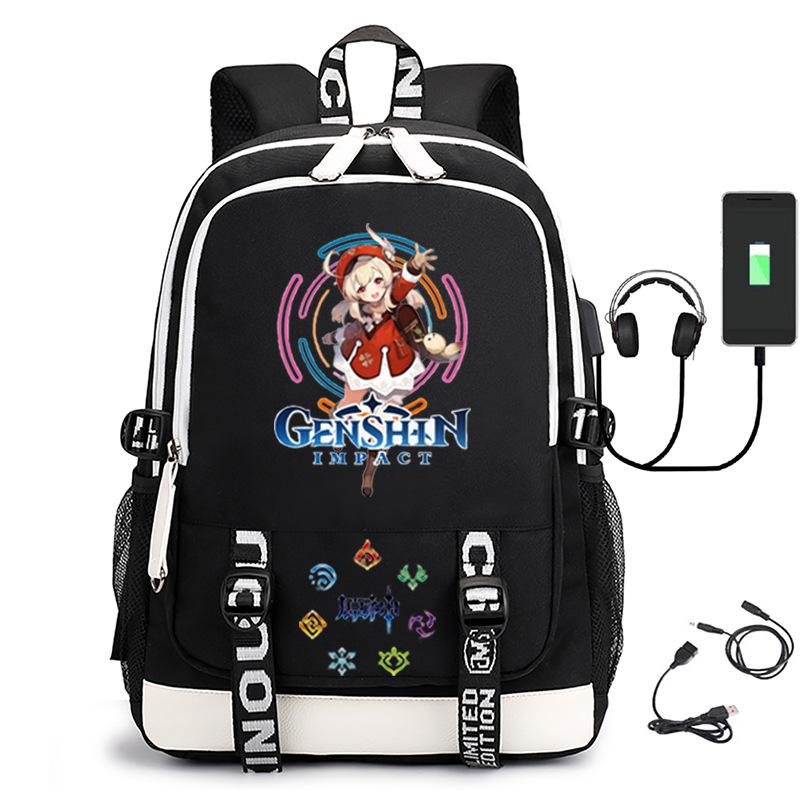Sac à dos Cosplay Anime Hazbin Hotel Sacoche d'école pour étudiants Sac à dos BD Sac à dos pour ordinateur portable Sac à dos de voyage Sac à dos Rucksack Jeunes en plein air Cadeaux