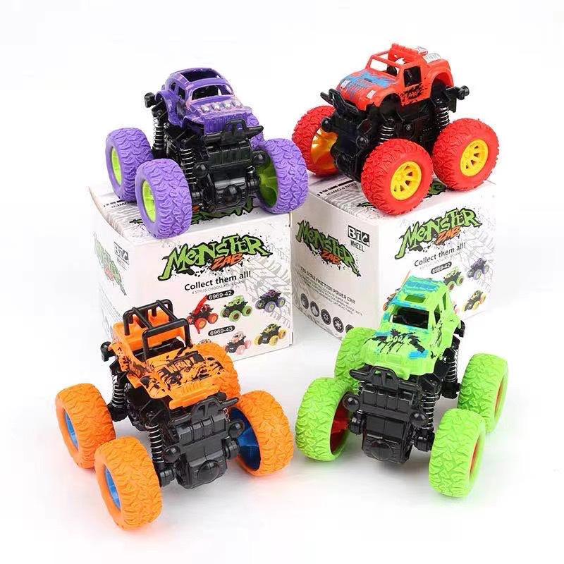 4WD Children's Toys Car Model Off-road Trucks Inertia Mini Models Stunt Cars 360 Flip Buggy Toys for Boys Kids From 3 To 5 Years