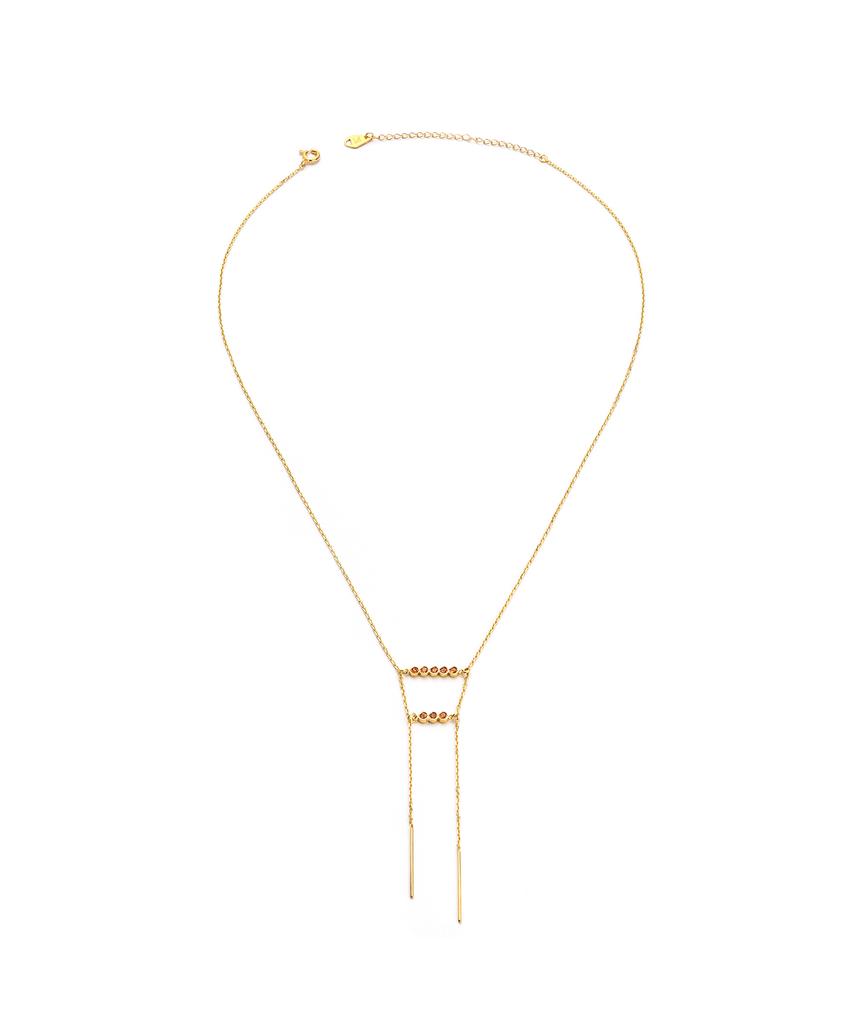 Saai Sunshine Drop Necklace (Yellow Gold)