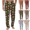 Men's Casual Pants with Pockets for Home Sleeping and Lounging