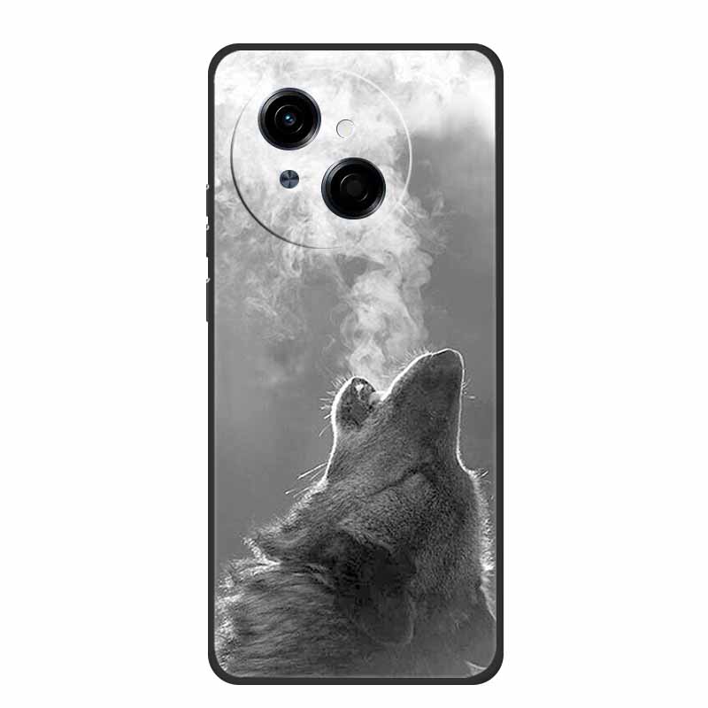 For Tecno Spark Go 1S Case KL4h Coque Popular Black Silicone Soft Back Cover Case For Tecno Spark Go 1 S Phone Case Cover 6.67"