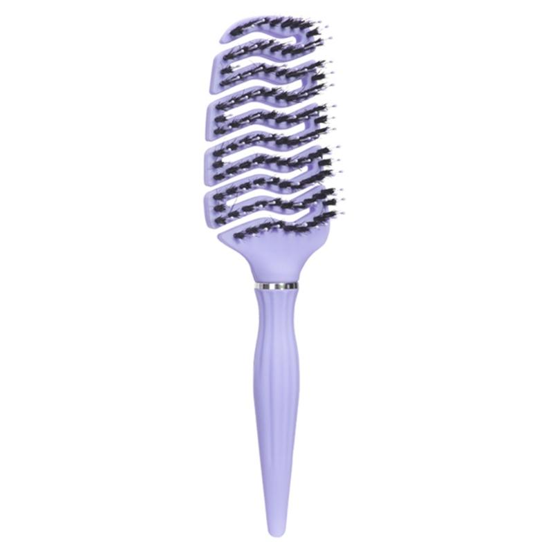 Detangle Hair Brush Styling Brushes Smooth and Manageable Hair Comb for Woman Styling Comb Effective Hair Care Tool фиолетовый
