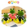 20CM Couple Frog Doll Green Dragon Coach Frog Doll Toy Doll Holiday Gift