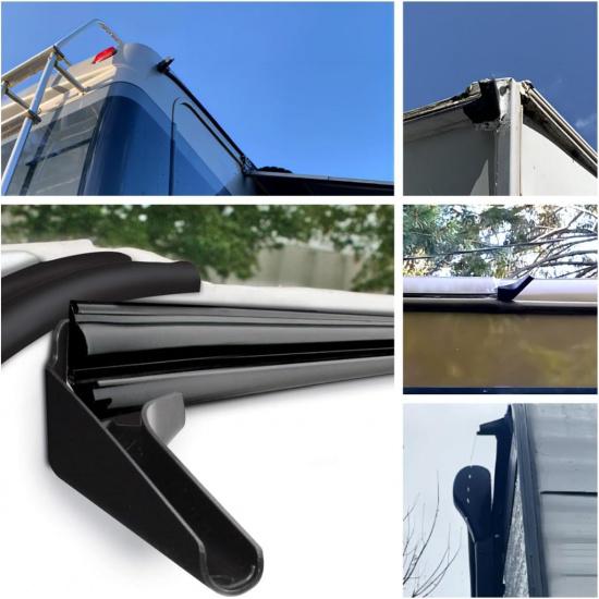 rain Gutter nozzles, RV rain Gutter nozzles, Protect The top of The RV in Rainy Days, Direct rainwater Away from The Left and Right Sides of The RV[2