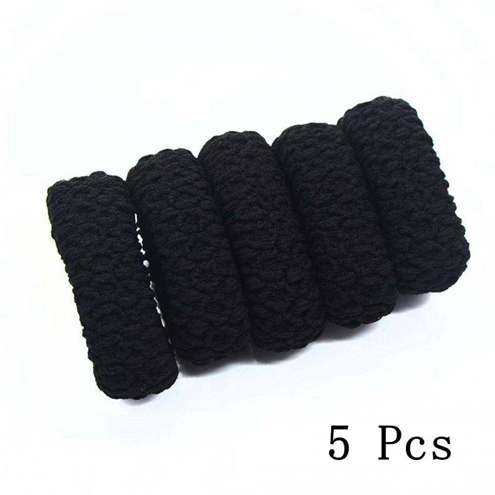 5pcs/Set High Elastic Hair Rubber Bands Casual Hair Ties Thick Hair Ropes Headdress For Women Female