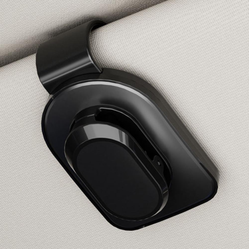 

Stable Auto Sunglasses Holder Clip-on Car Visor Accessory Multifunctional Eyeglass Hanger Ticket Style 2