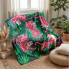 Tiger Fantasy Artwork Theme blanket Lightweight Warm Flannel Blanket Decorative Throw Blanket for Home Decoration