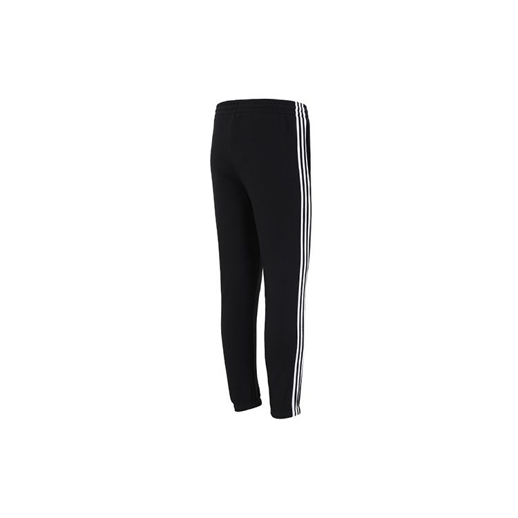 adidas 3-Stripes Fleece Track Pants Men Bottoms Black GK8822