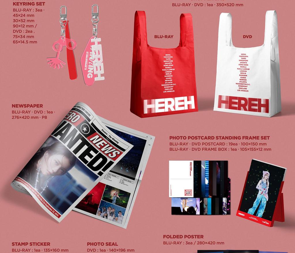 (DVD / BLU-RAY Ver.) IU [HEREH] 2024 WORLD TOUR CONCERT