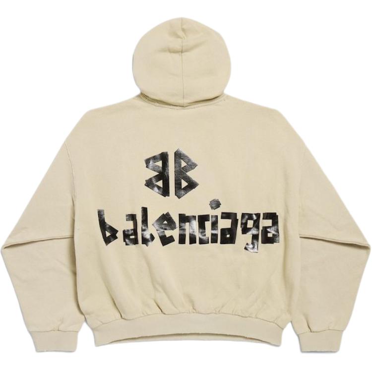 Balenciaga Logo Printed Hoodie 744441TSV869501