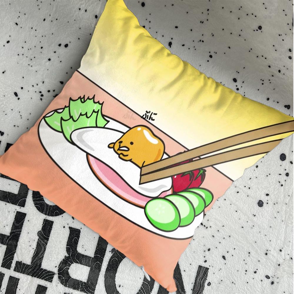 Christmas Pillow Cases Decorative Kawaii G-Gudetama Living Room Decoration Cushion Cover 40*40 Personalized Gift Sofa Covers