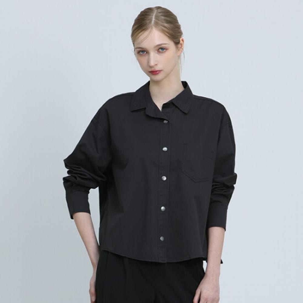 Cresson Metal Snap Crop Jumper Shirt