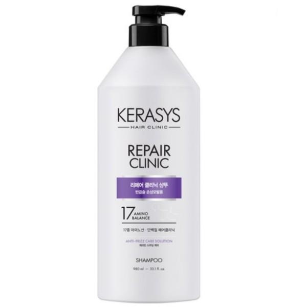 [Kerasys] Шампунь/Кондиционер для поврежденных волос, кожи головы, охлаждающий, восстанавливающий  Clinic  980 мл Выберите 1 Repair Clinic-Sampoo