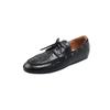 Fashion 2025 Spring Summer New Women Lace-up Flat Shoes Loafers Slip on Genuine Leather Casual Daily Work Shoes Comfort Office Pumps