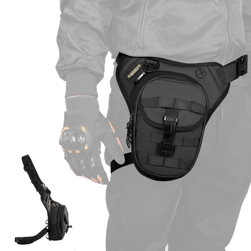 Motorcycle Leg Bag Waist Pack Rainproof Crossbody Bag Men Women Expandable Capacit Multifunctional f