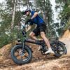 Electric Bicycle Foldable Urlife T5 20" Tire 750W Motor City Electric Bike For Adult 7 Speed Dual Disc Brakes 48V 13AH Max Load 120Kg