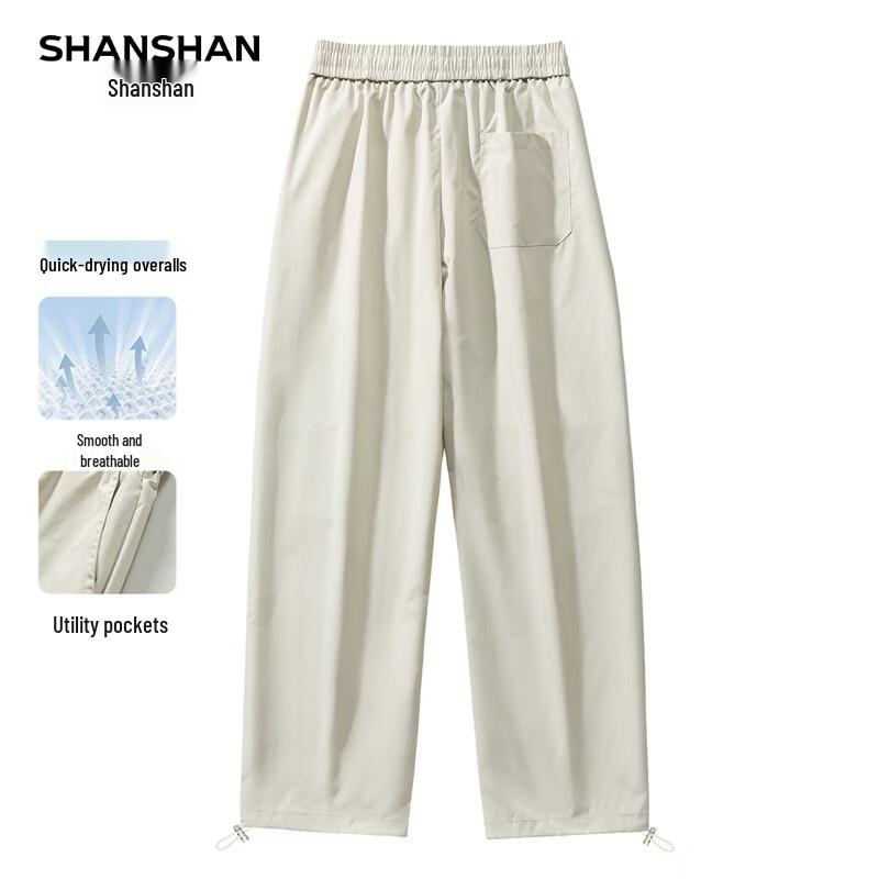SHANSHAN Men s Loose Fit Wrinkle-Resistant Straight Cargo Pants 190