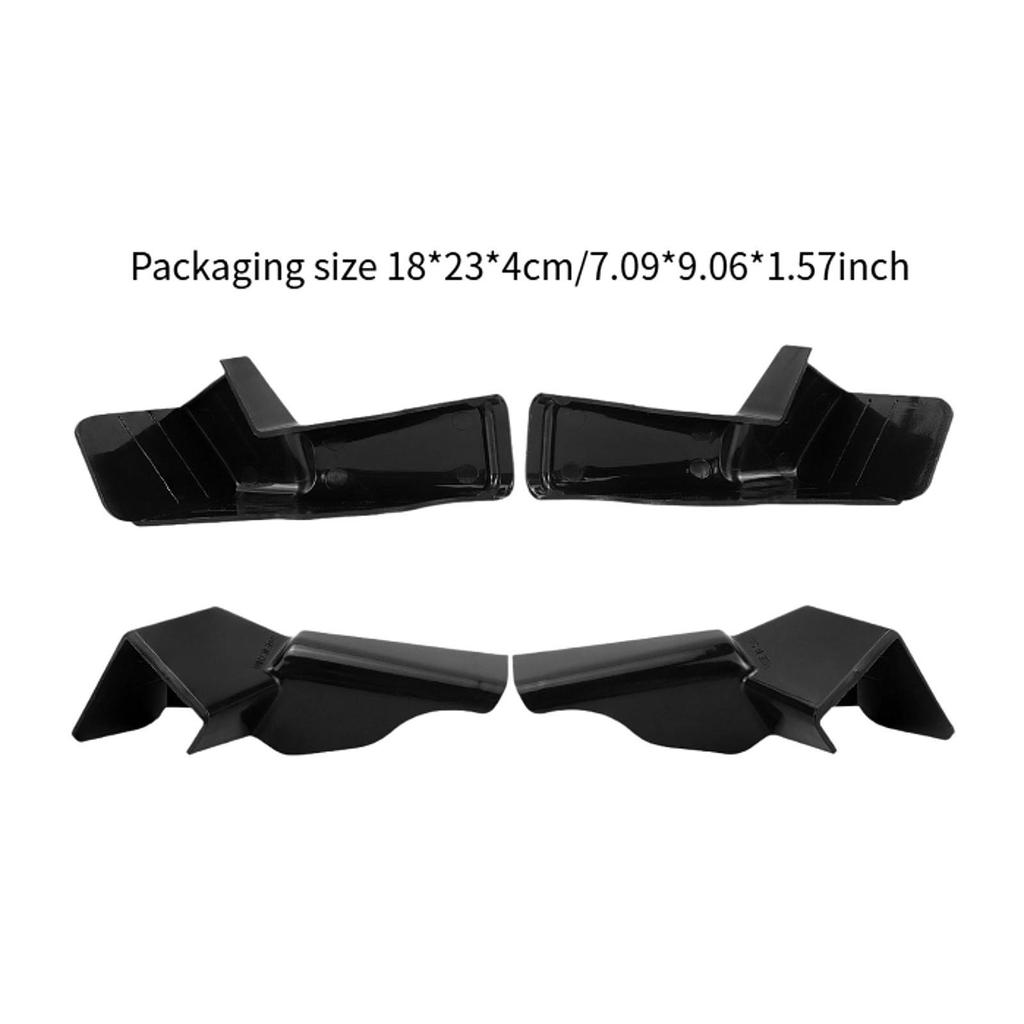 4Pcs RV Rain Gutter Spouts with Built in Extension RV Exterior Roof Rainwater