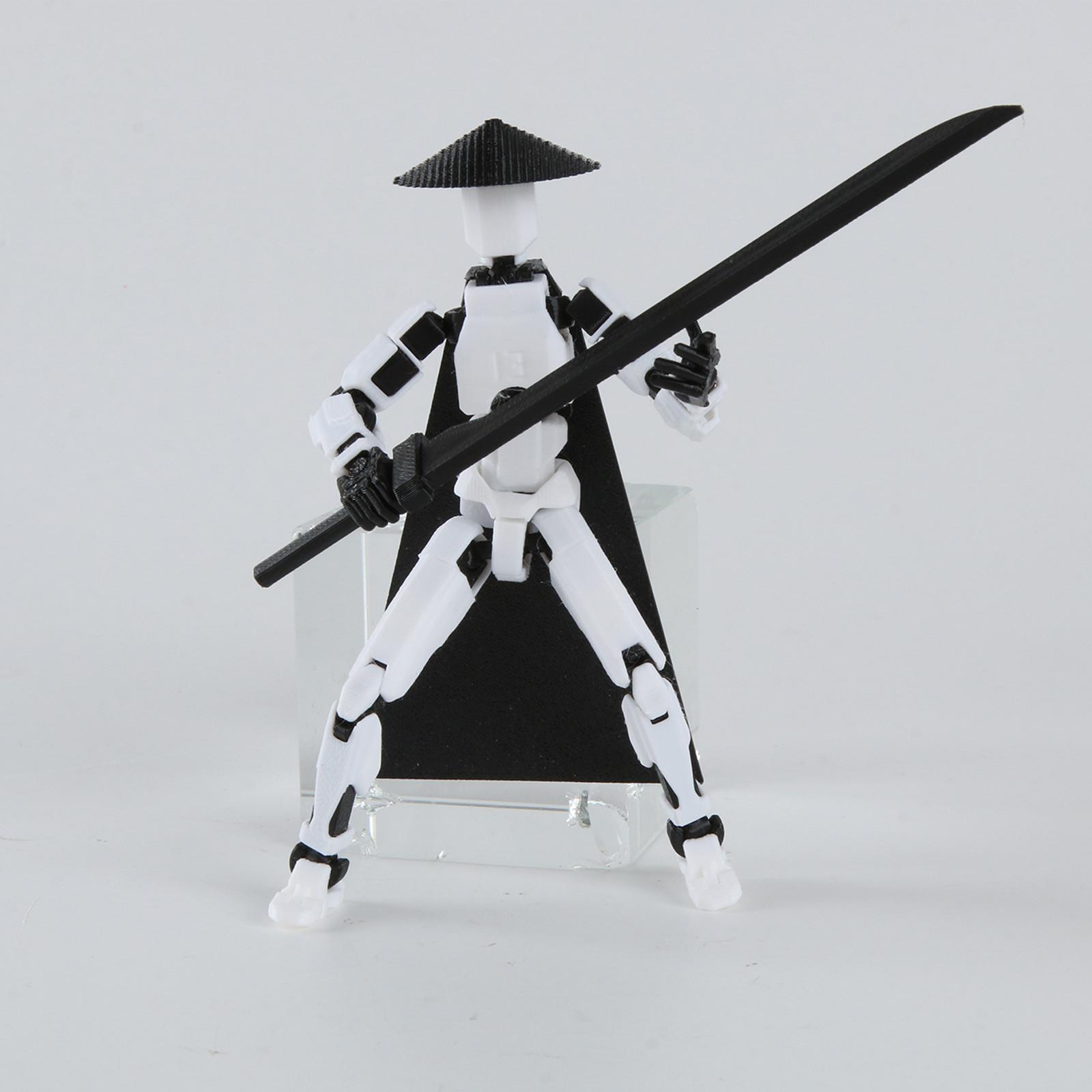 

Набор мобильных кукол, 3D-печатная мобильная кукла-робот Титан, подвижная мобильная кукла, подходит для коллекционеров, украшение рабочего стола One Size белый