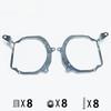 Lens Mounting Bracket Compatible with BMW 5 Series 2012 2017 Hella 5 High Beam Headlight Lens Conversion Kit Car Accessories