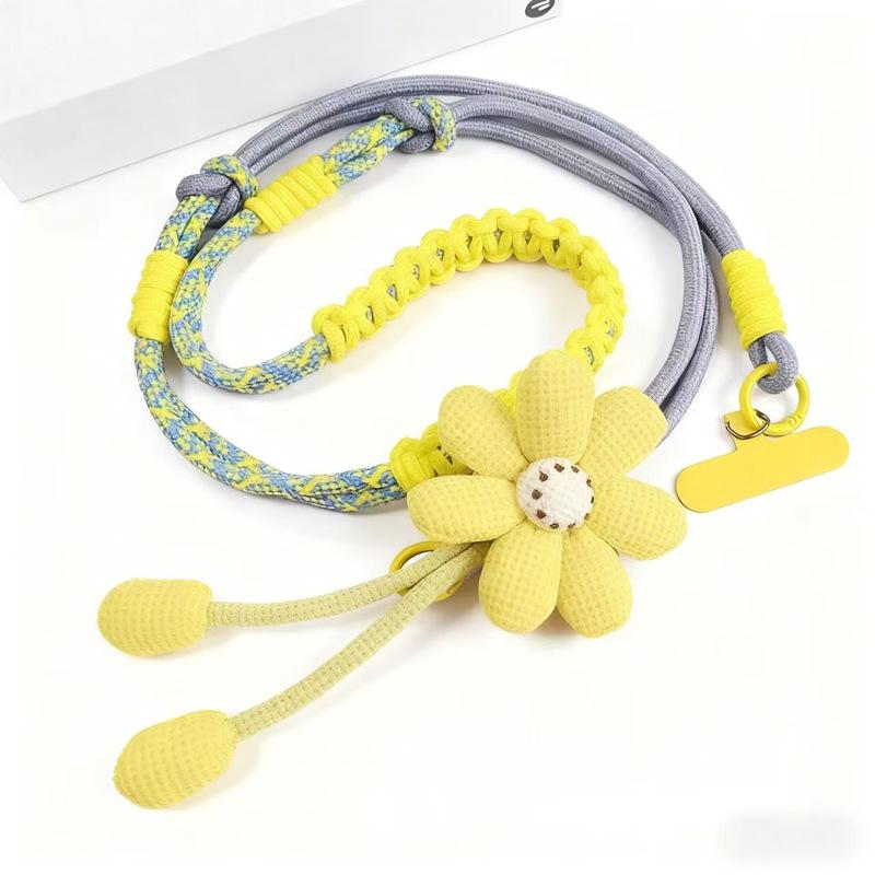 Creative Cartoon Mobile Phone Universal Lanyard Crossbody Long Rope Lanyard Rope Cartoon Decorative Pendant Outdoor Accessories