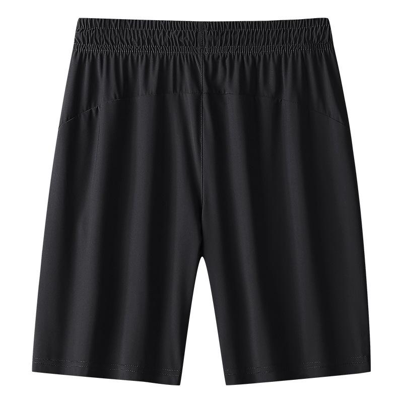 Pantaloncini Estivi da Uomo ad Alta Elasticità Stile Sottile Pantaloni Casual da Uomo Pollici Grandi Seta Ghiaccio Asciugatura Rapida Pantaloni Sportivi