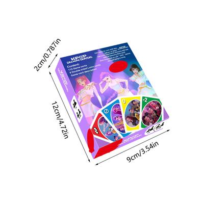 112 Uno Cards 8 Lomo Cards Tabletop Game Card Set Kpop Demon Hunters Poker Card Punishment Card Game Party Board Game Prop Party