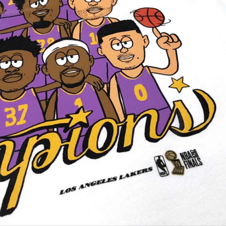 Nike Los Angeles Lakers Champions Club Roster T Shirt DM4553-100