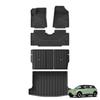 LUCKEASY Left Drive for Geely Xingyuan/EX2 2025 2026 TPE 3D Car Floor Mats Cargo Liner Trunk Pad Black Waterproof Accessories