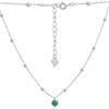 Silver Necklace with Turquoise, Item Weight 3.14 G (2146858)